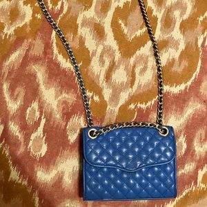 Rebecca Minkoff Mini Quilted Affair-Navy